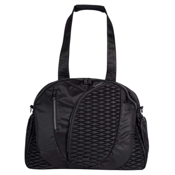 lug Handbags - LUG - Cartwheel 2 - Organizational Bag - Midnight Black Travel Duffle Crossbody